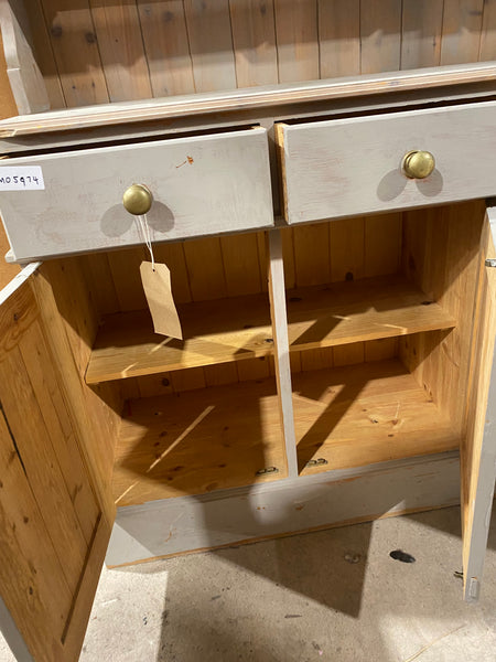 Painted Grey Pine Welsh Dresser
