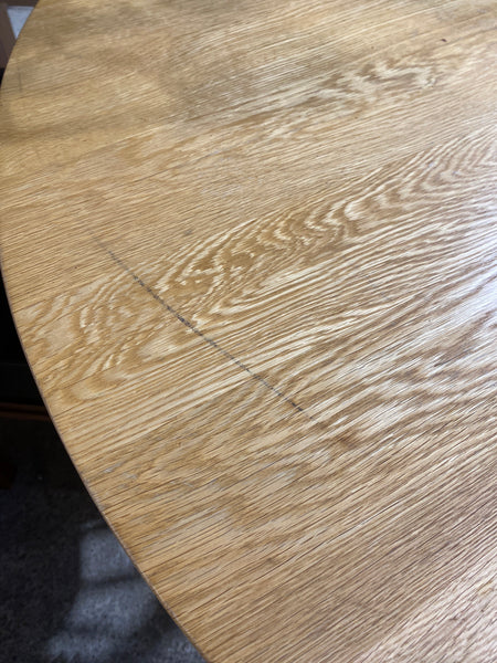 Solid Oak Round Dining Table