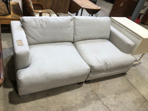 The Lounge Co. Grey Fabric Sofa
