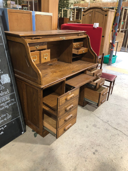 Solid Wood Bureau Computer Desk