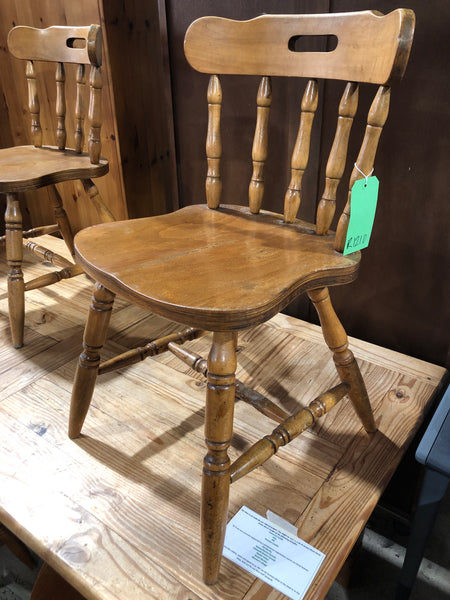 REF - Pine Dining Table & 4 Chairs