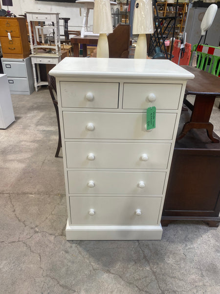 White Chest of Drawers REF