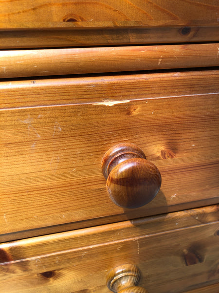 GHC - Pine Triple Wardrobe