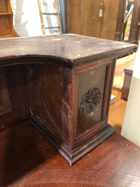 Antique Mahogany Carved Detail Sideboard