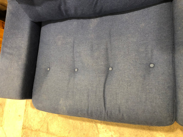 Contemporary Blue 3 Seater Sofa