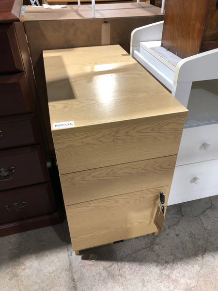 Small Veneer Filing Cabinet