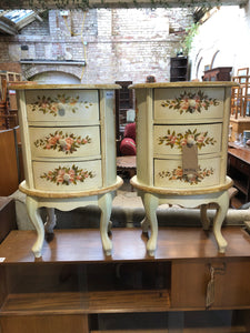 GHC - Pair of Vintage French Style Bedside Tables