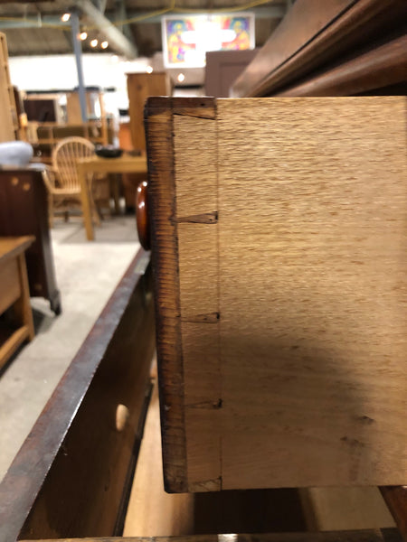 GHC - Flamed Mahogany & Walnut 2 over 3 Chest of Drawers