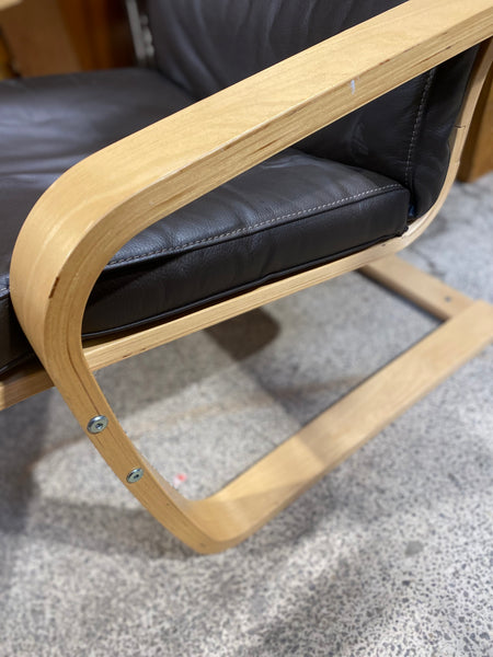 IKEA Poang Chair & Footstool