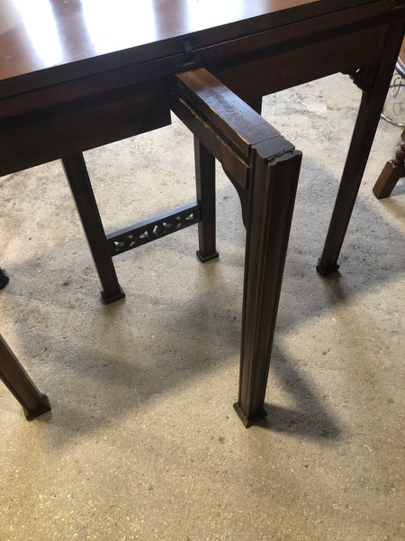 Antique Oak Flip Top Table - GHC