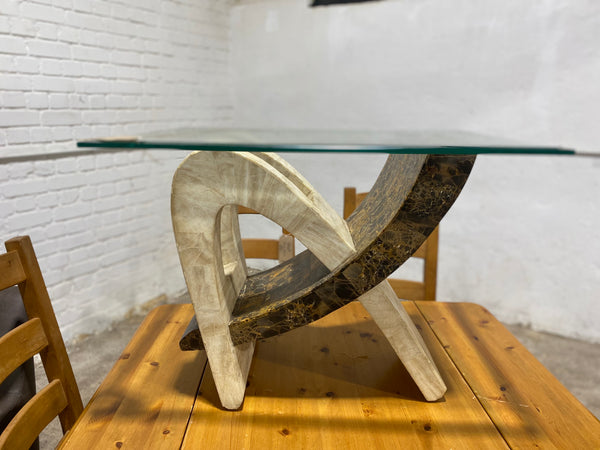 GHC - Vintage Tiled Marble Side Table By Tsaro