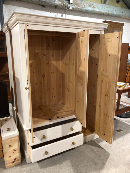 Large White Pine Wardrobe