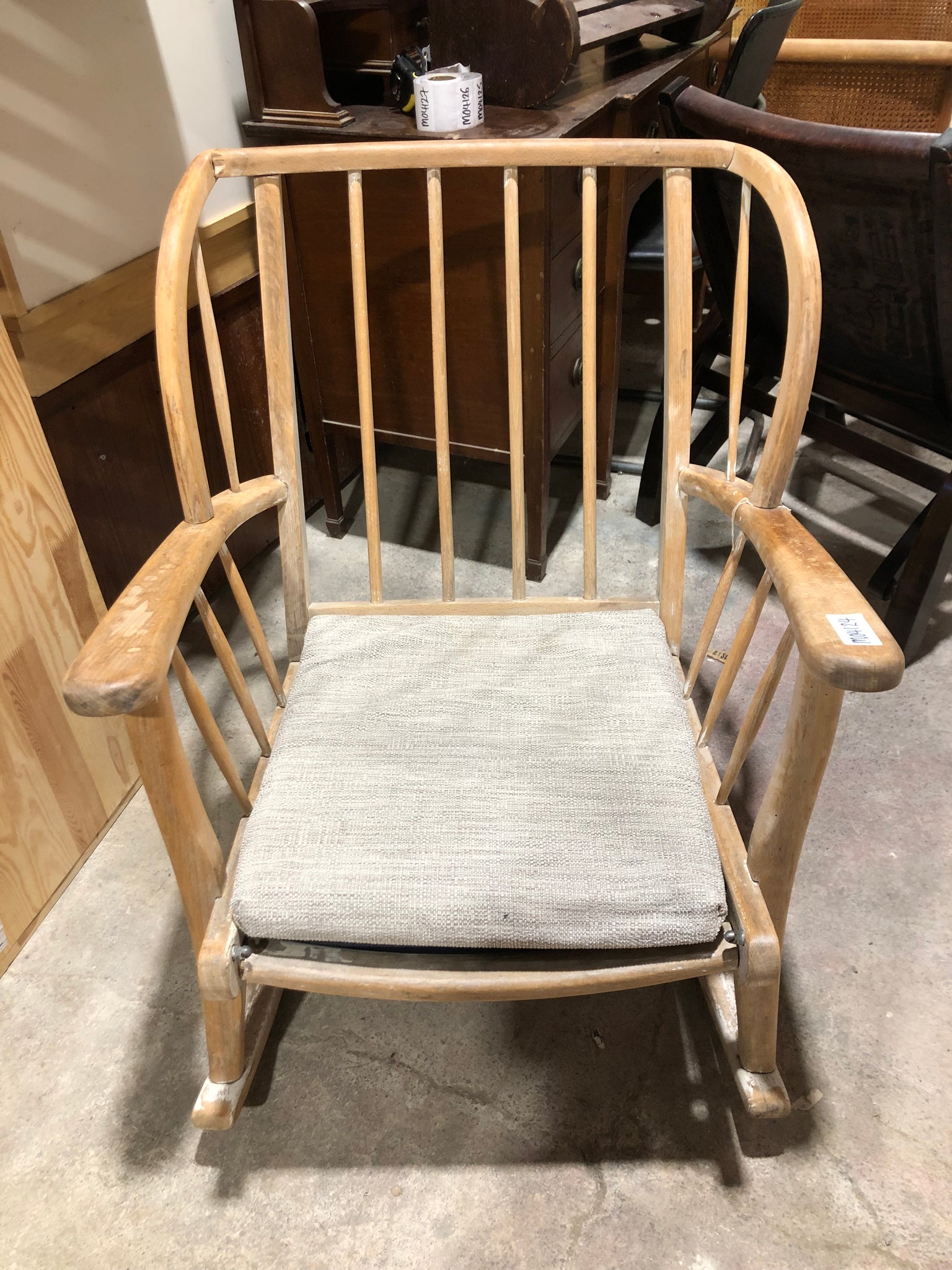Ercol Style Light Elm Rocking Chair