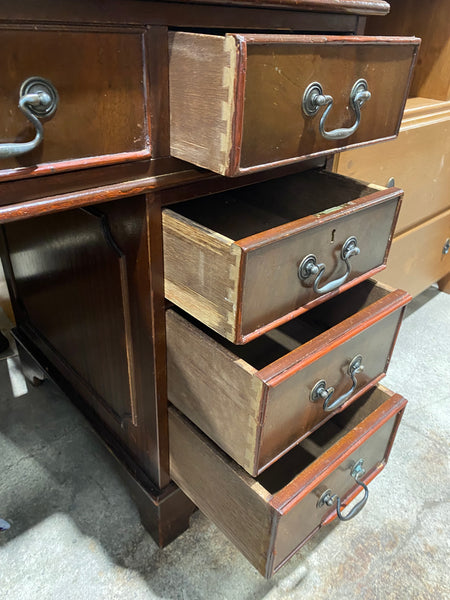 Twin Pedestal Captain’s Desk