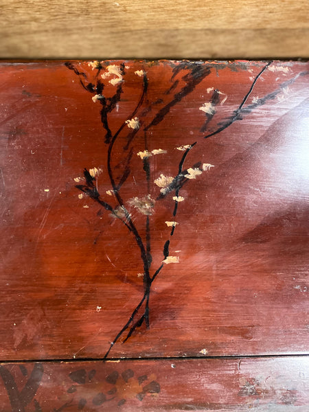 Hand Painted Laquered Antique Writing Table