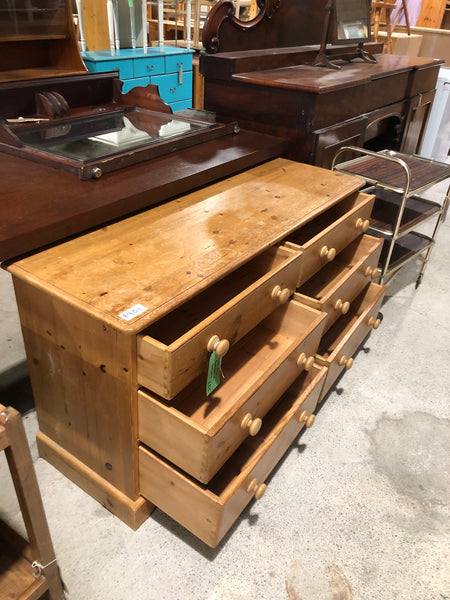 Solid Pine Sideboard Drawers - REF