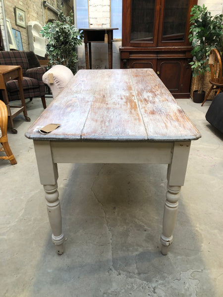 Rustic Pine Farmhouse Kitchen Table
