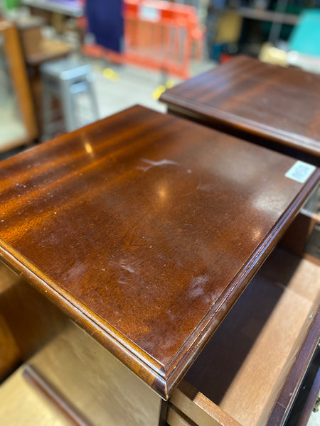 Pair of Stag Bedside Tables