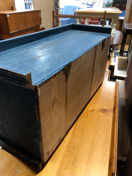 Rustic Painted Storage Shelf