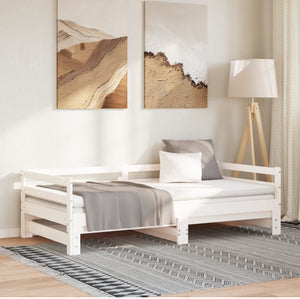 White Vidaxl Single Day Bed - New In Box Unbuilt