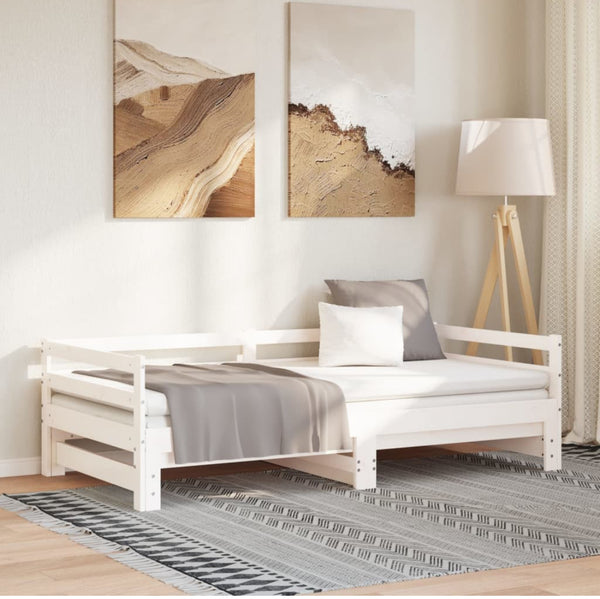 White Vidaxl Single Day Bed - New In Box Unbuilt