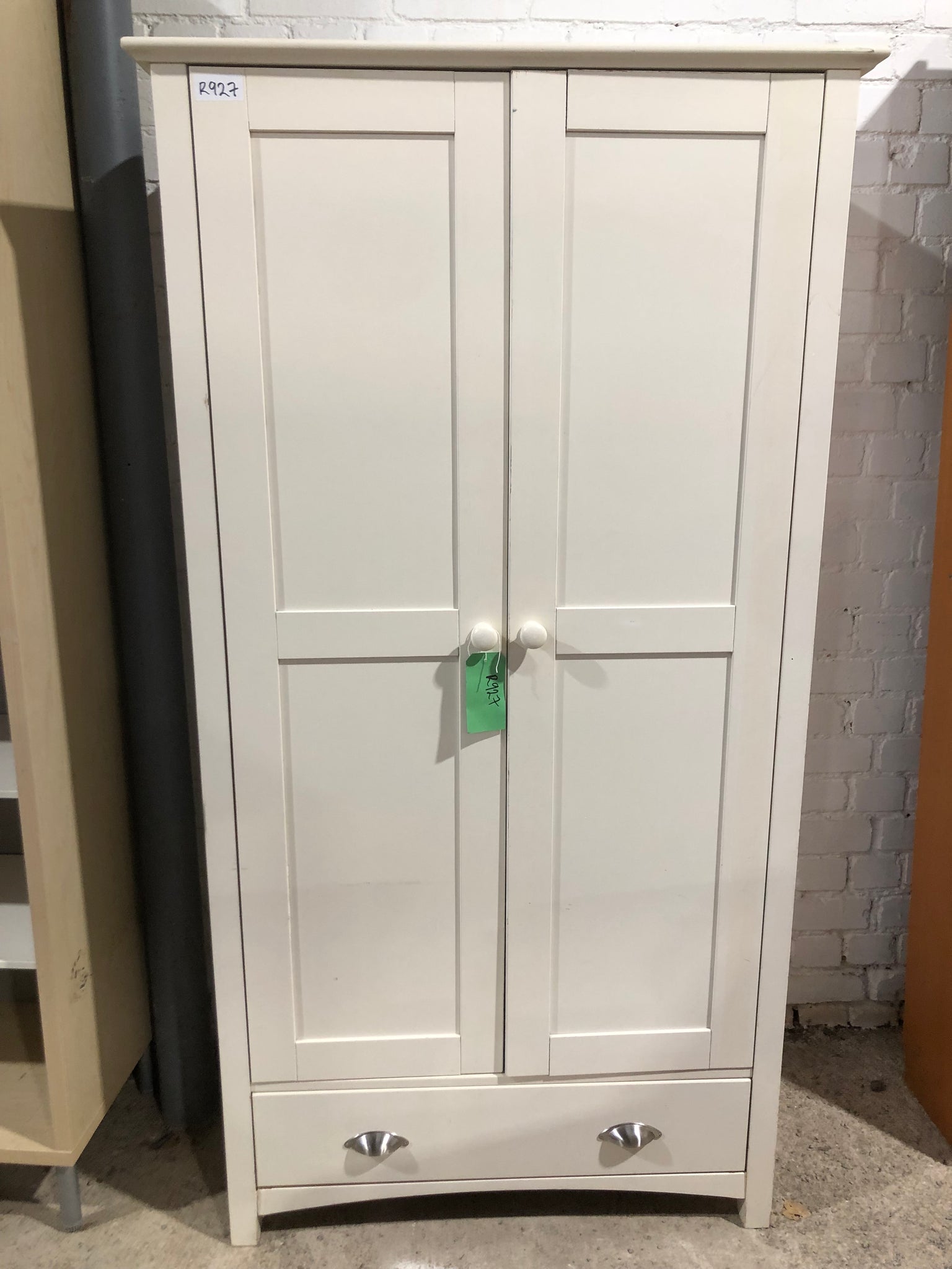 REF - HRC - White Double Wardrobe
