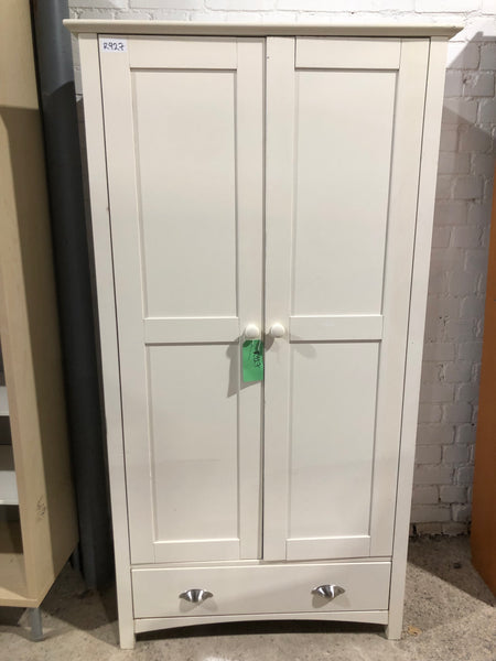 REF - HRC - White Double Wardrobe