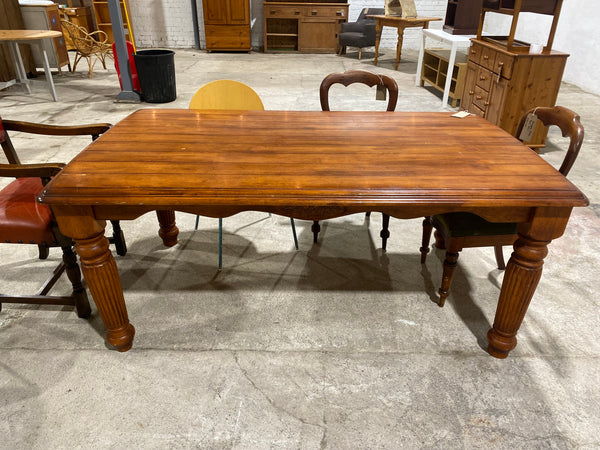 Large Wooden Dining Table