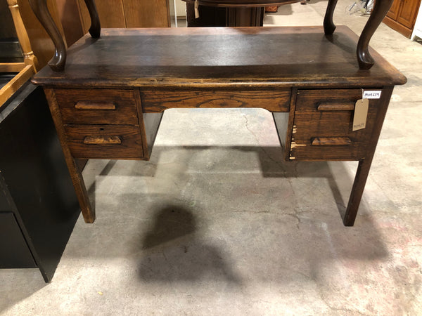 Vintage Oak Teachers Desk