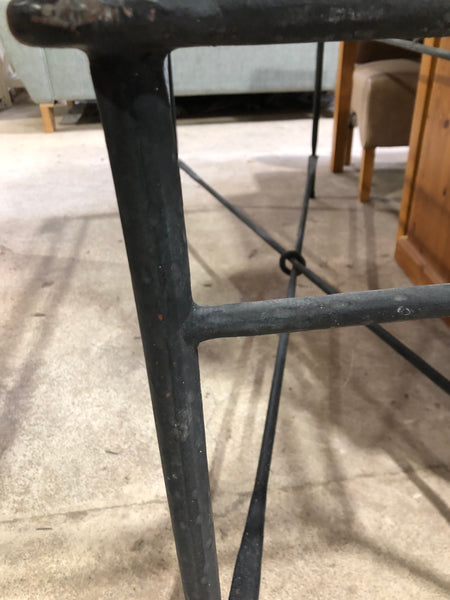 Glass & Metal Table
