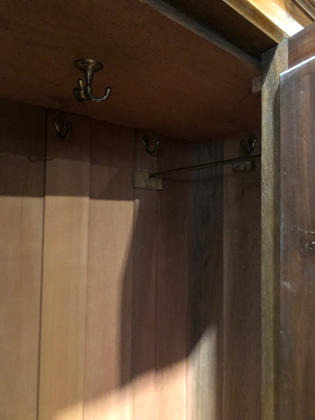 Vintage Single Door Wardrobe with Mirror