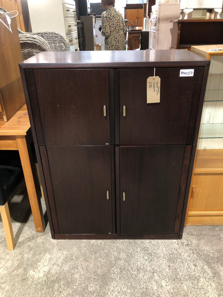 Small Veneer Linen Cupboard