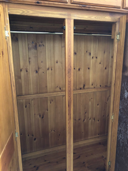 Pine Triple Wardrobe