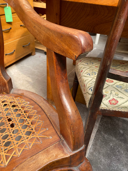Louis XV Style Caned Armchair