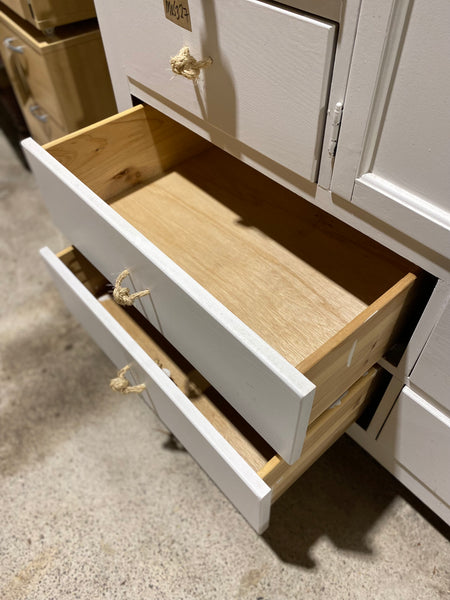 Large White Painted Chest of Drawers