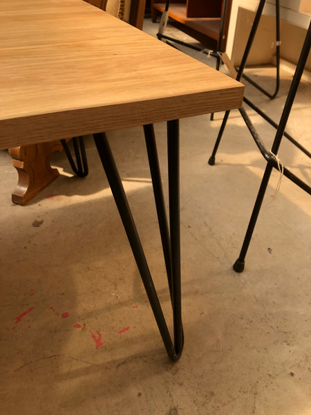 Industrial Oak Pin Legged Coffee Table