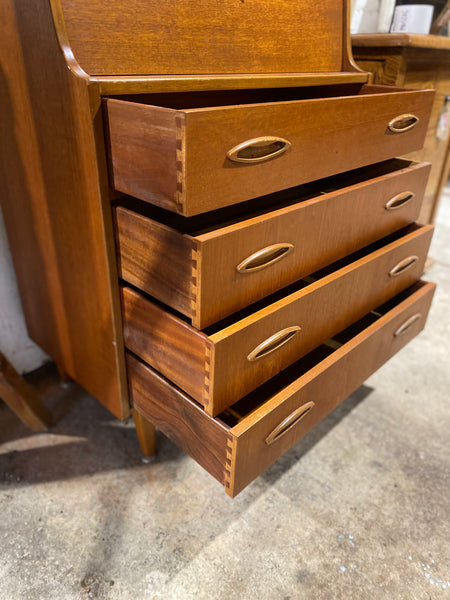 Vintage Mid Century Jentique Teak Writing Bureau