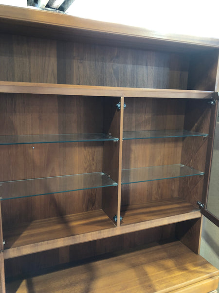 Mid Century McIntosh Teak Display Cabinet