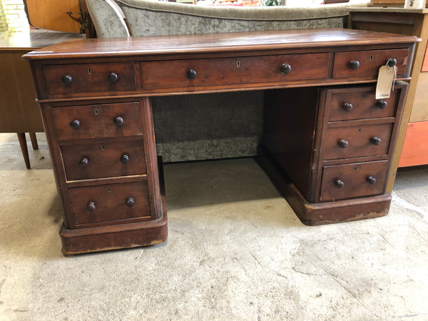 Antique Pedestal Desk