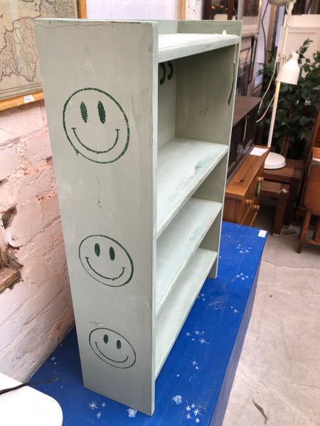 ‘Eat Less Salt’ Small Painted Bookshelf