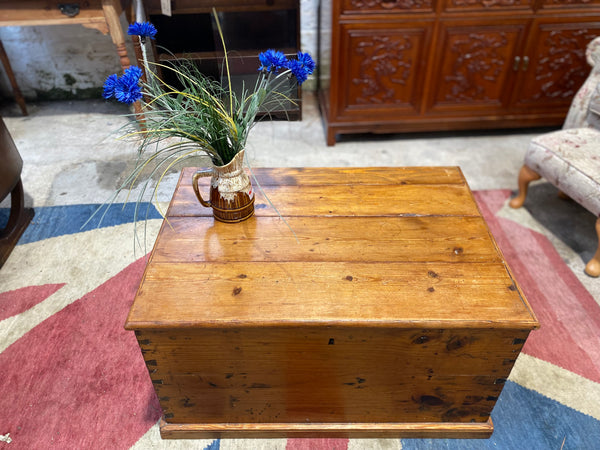 Antique Pine Trunk