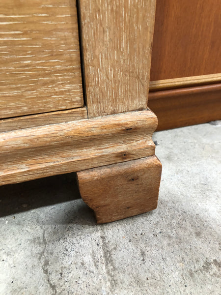 Vintage Low Oak Chest of Drawers