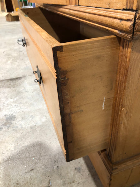Solid Oak Bleached Style Wardrobe