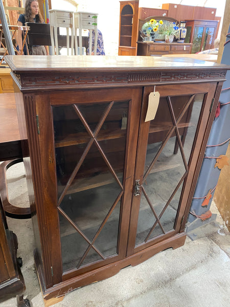 Mahogany Display Cabinet
