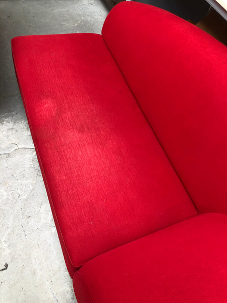 Contemporary Red Chaise Longue