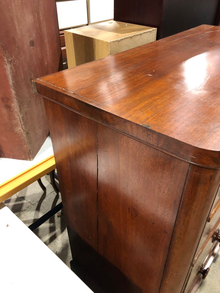 GHC - Flamed Mahogany & Walnut 2 over 3 Chest of Drawers