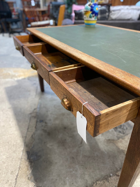 1930’s 3 Drawer Oak Desk Government Issue