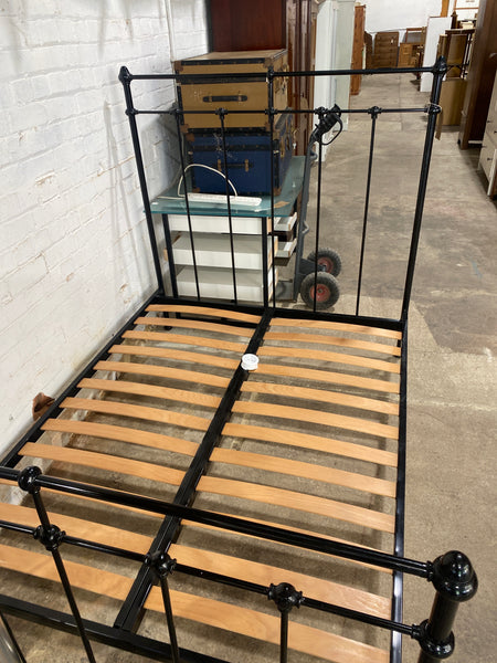 Classic Black Metal Double Bed