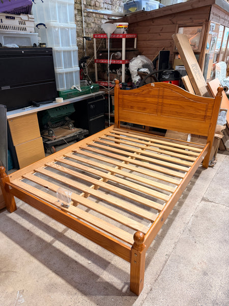 REF - Pine Double Bed Frame