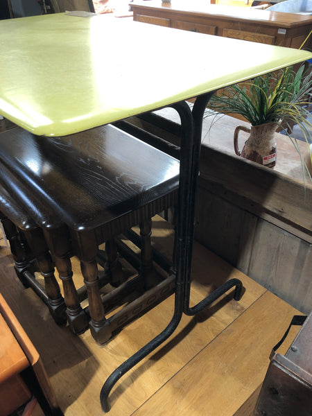 Vintage Yellow Formica Dining Table
